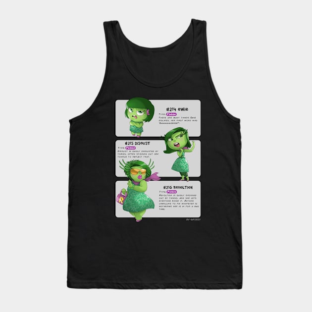 Disgust Evolutions Tank Top by disneyevolutions